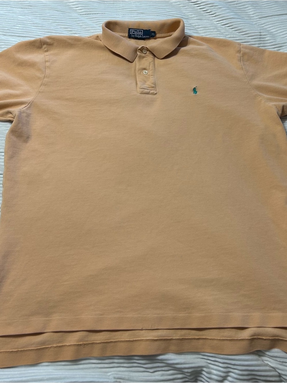 Polo by Ralph Lauren Peach/Tan Polo Shirt